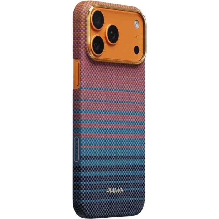 Ультратонкий чехол Pitaka Edge Case California Dream для iPhone 17 Pro Max (SCD1705PM) - Baby Blue / Rose: фото 2 из 9