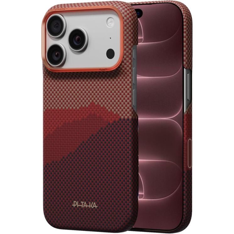 Ультратонкий чохол Pitaka Edge Case для iPhone 18 Pro (KI1810P) - Autumn Dusk (423758OR) Ультратонкий чохол Pitaka Edge Case для iPhone 18 Pro (KI1810P) - Autumn Dusk: фото 1 з 13