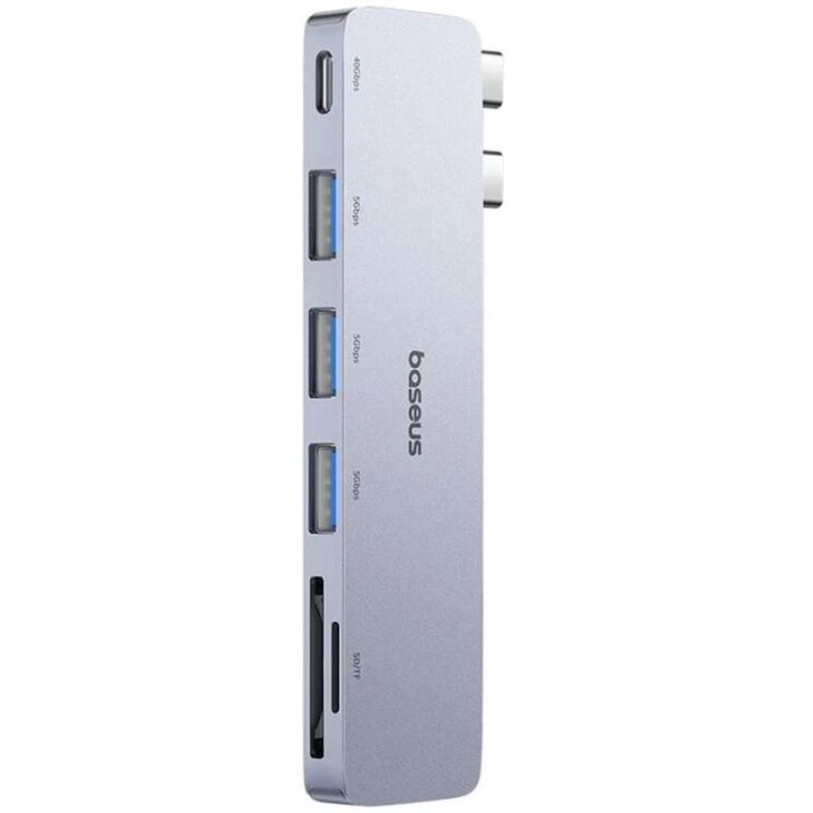 USB HUB Baseus UltraJoy Series 6 in 1 (B00052802811-03) - Space Grey: фото 2 з 23