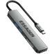 USB HUB ESSAGER QingHong 7 in 1 (EHB07-QH0G-Z) - Grey (982801H). Фото 1 из 3