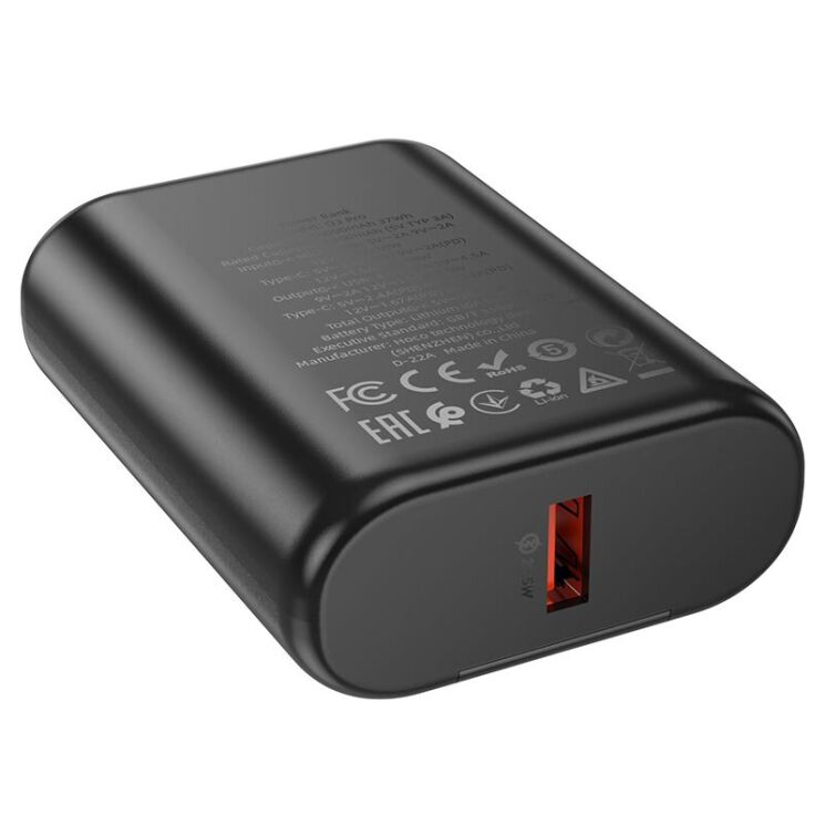 Зовнішній акумулятор Hoco Q3 Pro 22.5W+PD20W (10000mAh) - Black: фото 5 з 15