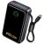 Внешний аккумулятор Hoco Q54 Shine PD45W (20000mAh) + кабель Type-C - Metal gray: фото 1 из 8