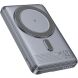 Зовнішній акумулятор з кардхолдером-підставкою HOCO Q46 Title PD20W (5000mAh) - Silver Gray (995765S). Фото 2 з 8