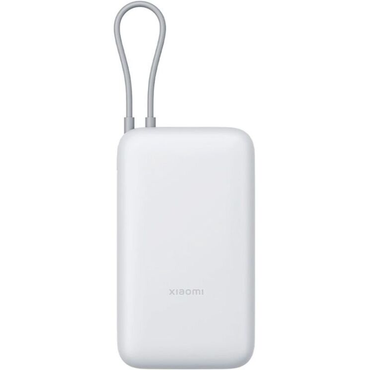 Зовнішній акумулятор Xiaomi 22.5W Integrated Cable (20000mAh) BHR9738GL - Light Grey (995772H) Зовнішній акумулятор Xiaomi 22.5W Integrated Cable (20000mAh) BHR9738GL - Light Grey: фото 3 з 4