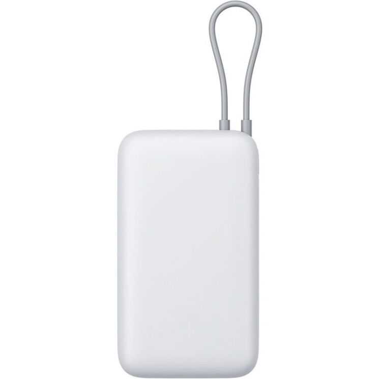 Зовнішній акумулятор Xiaomi 22.5W Integrated Cable (20000mAh) BHR9738GL - Light Grey (995772H) Зовнішній акумулятор Xiaomi 22.5W Integrated Cable (20000mAh) BHR9738GL - Light Grey: фото 4 з 4