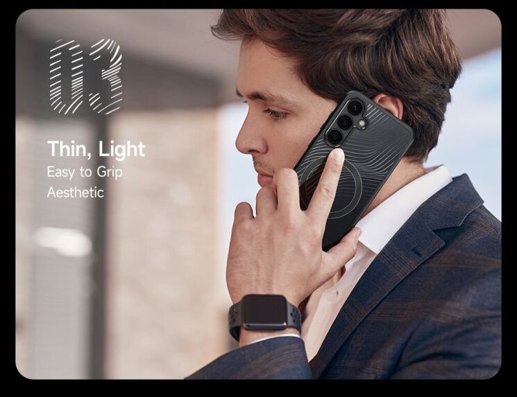 Захисний чохол DUX DUCIS Aimo Series Magnetic (FP) для Samsung Galaxy S24 FE (S721) - Black: фото 13 из 14