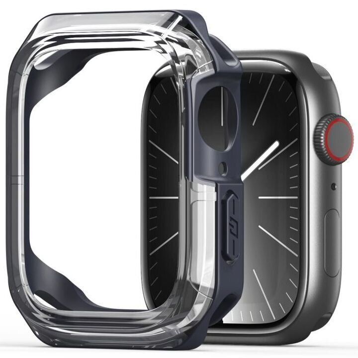 Захисний чохол Dux Ducis Tamo Series для Apple Watch 10 42 mm - Transparent Midnight: фото 1 из 10