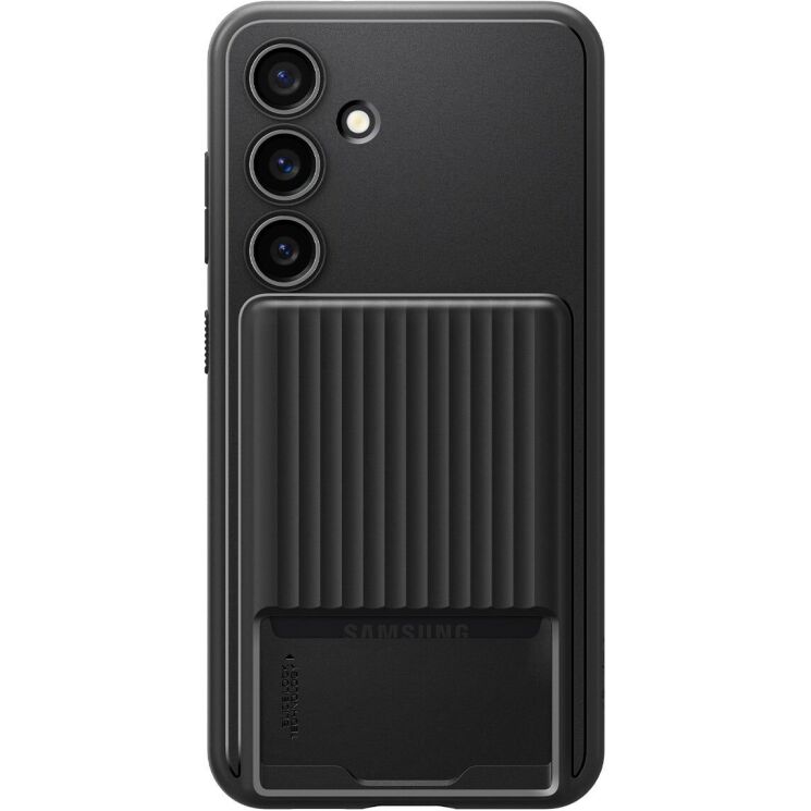 Защитный чехол Spigen (SGP) Liquid Slot для Samsung Galaxy S24 Plus (S926) - Matte Black: фото 3 из 15