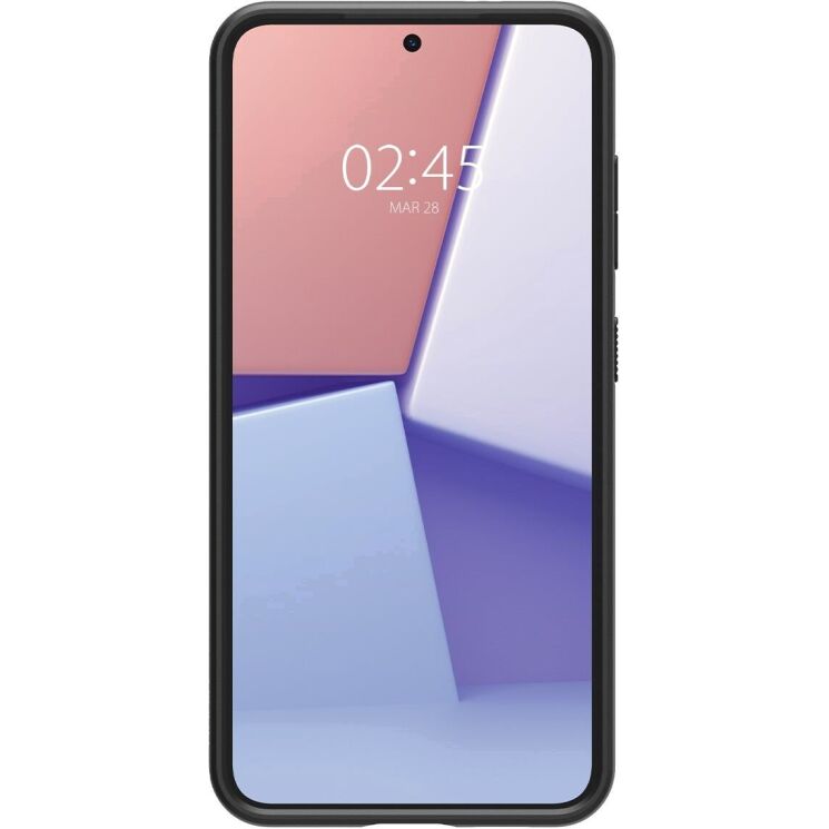 Защитный чехол Spigen (SGP) Liquid Slot для Samsung Galaxy S24 Plus (S926) - Matte Black: фото 4 из 15