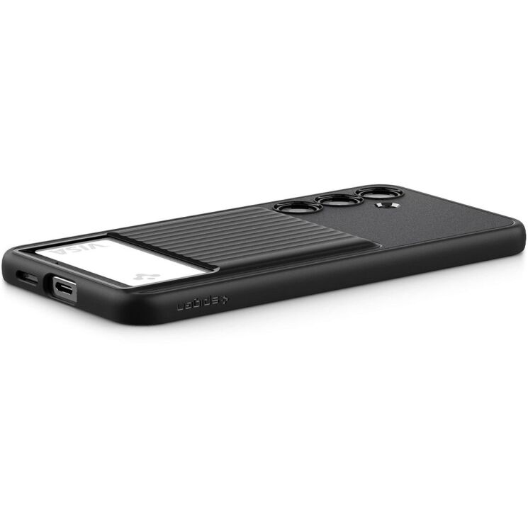 Защитный чехол Spigen (SGP) Liquid Slot для Samsung Galaxy S24 Plus (S926) - Matte Black: фото 7 из 15