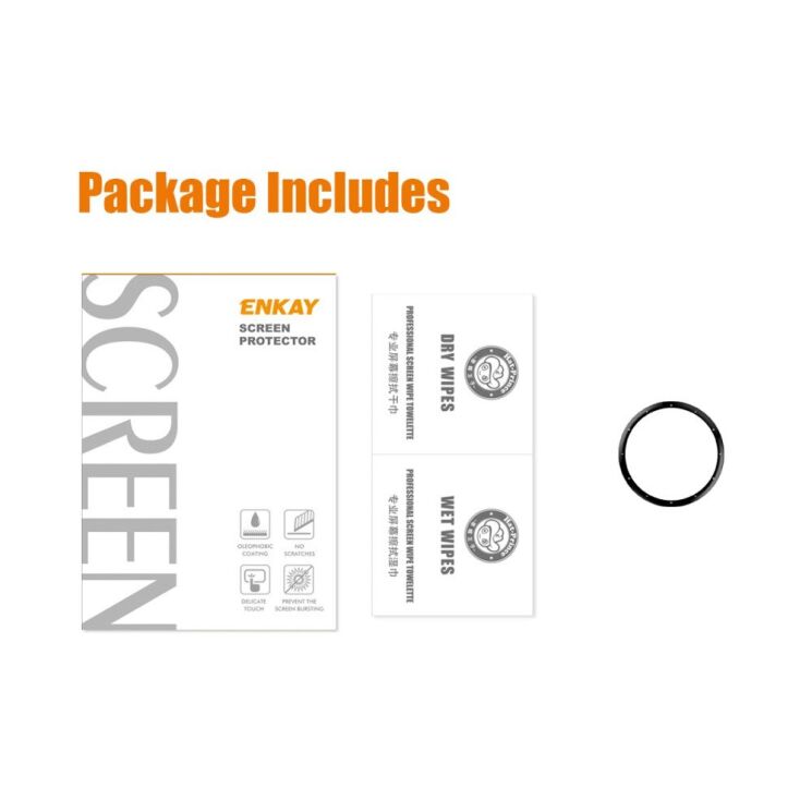 Защитная пленка HAT PRINCE Full Tempered Screen для Garmin Venu 3S - Black: фото 8 из 9