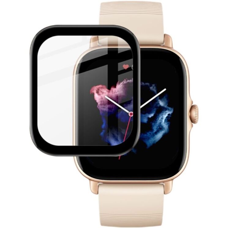 Защитная пленка IMAK Watch Film для Xiaomi Amazfit GTS 3 - Black: фото 1 из 11