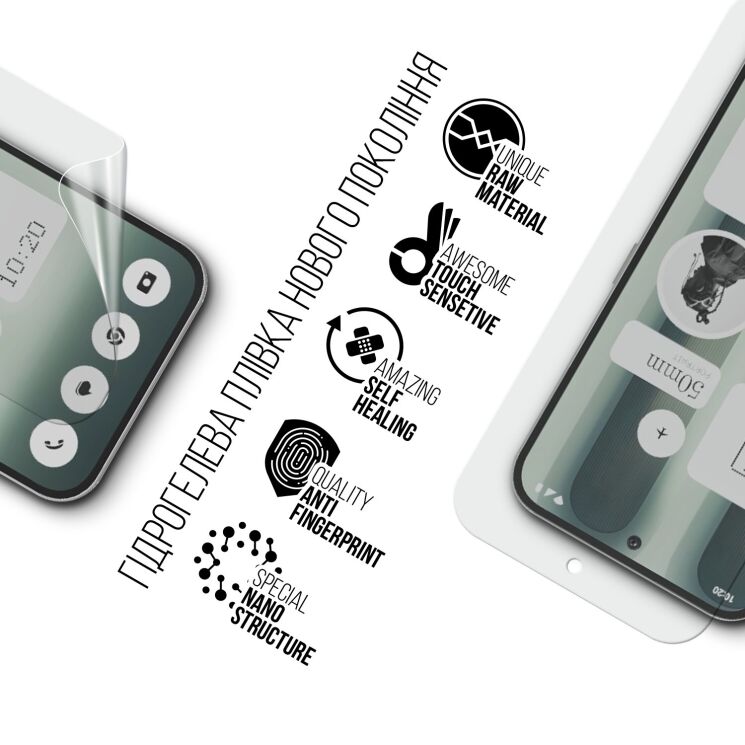 Захисна плівка на екран ArmorStandart Clear для Nothing Phone (2a) Plus: фото 2 з 5