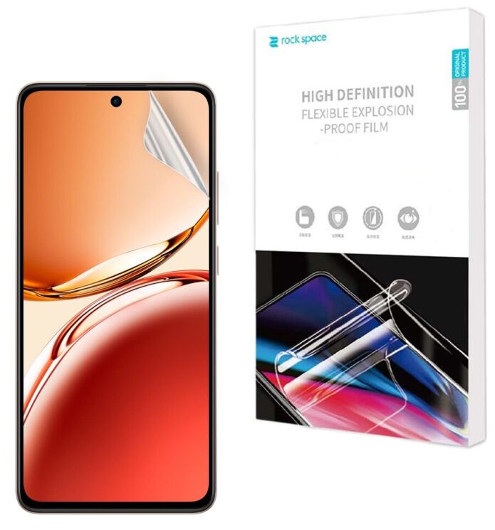 Защитная пленка на экран RockSpace SuperClear для OPPO Reno 12 F/FS: фото 1 из 10