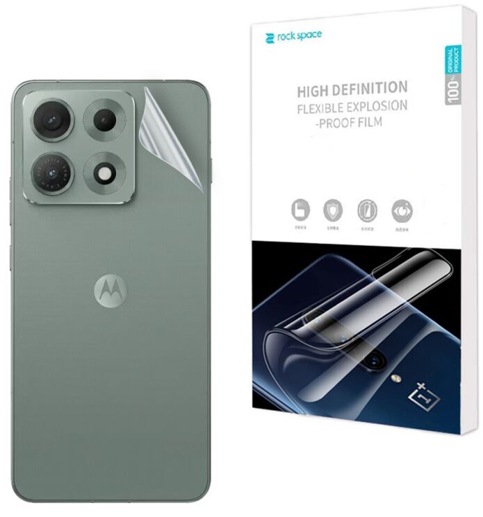Захисна плівка на задню панель RockSpace Explosion-Proof SuperClear для Motorola Edge 70 Max (435510) Захисна плівка на задню панель RockSpace Explosion-Proof SuperClear для Motorola Edge 70 Max: фото 1 з 9