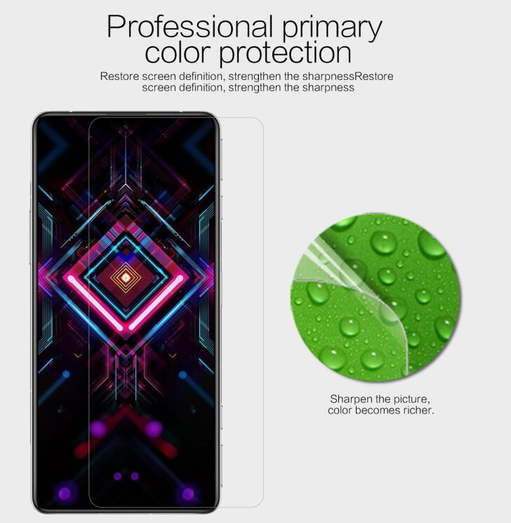 Защитная пленка NILLKIN Crystal для Xiaomi Redmi K40 Gaming / Poco F3 GT: фото 8 из 13