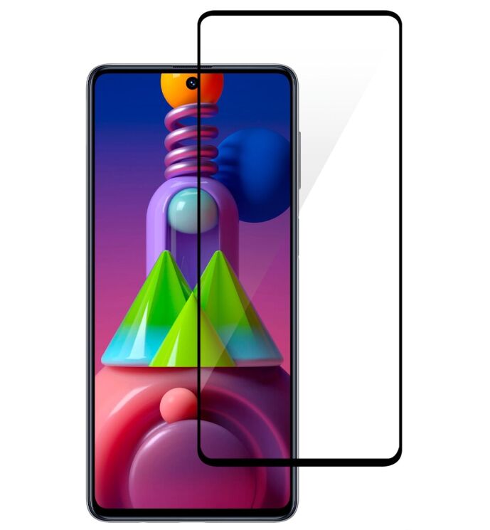 Защитное стекло 2E Basic 3D Full Glue для Samsung Galaxy M51 (M515) - Black: фото 1 из 6