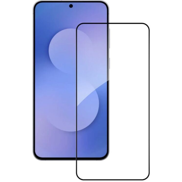 Захисне скло Acclab Full Glue для Samsung Galaxy S25 FE (S731) - Black: фото 2 з 7