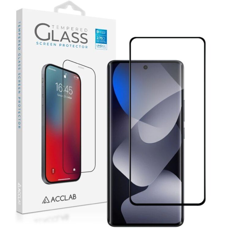 Защитное стекло ACCLAB Full Glue для Xiaomi Redmi Note 15 - Black (405522B) Защитное стекло ACCLAB Full Glue для Xiaomi Redmi Note 15 - Black: фото 7 из 7