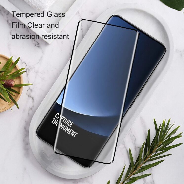 Защитное стекло AMORUS 3D Curved Full Glue для Xiaomi Redmi Note 14 Pro 5G / Note 14 Pro Plus - Black: фото 5 из 8