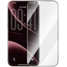 Захисне скло BASEUS Crystalline Series для iPhone 18 Pro / 17 Pro - Black: фото 1 з 5