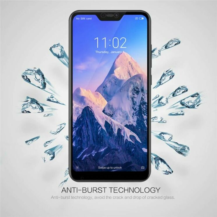 Захисне скло Deexe 5D Full Glue для Xiaomi Redmi 6 Pro / Mi A2 Lite - Black: фото 4 з 6