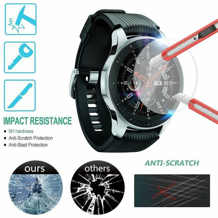 Защитное стекло Deexe Crystal Glass Samsung Galaxy Watch 3 (45mm): фото 4 из 4