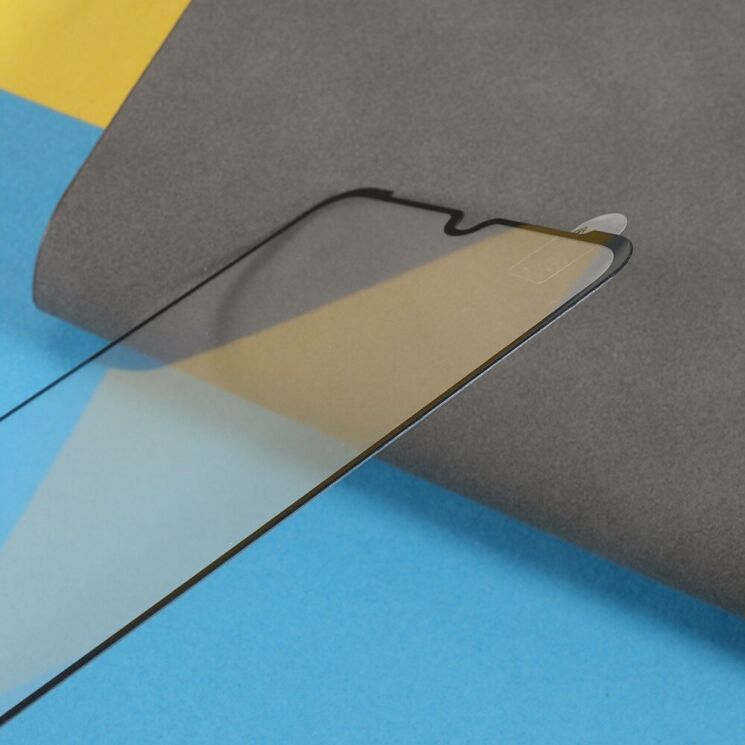 Защитное стекло Deexe Full Glue Coverage для Motorola Moto E20 - Black: фото 7 из 8