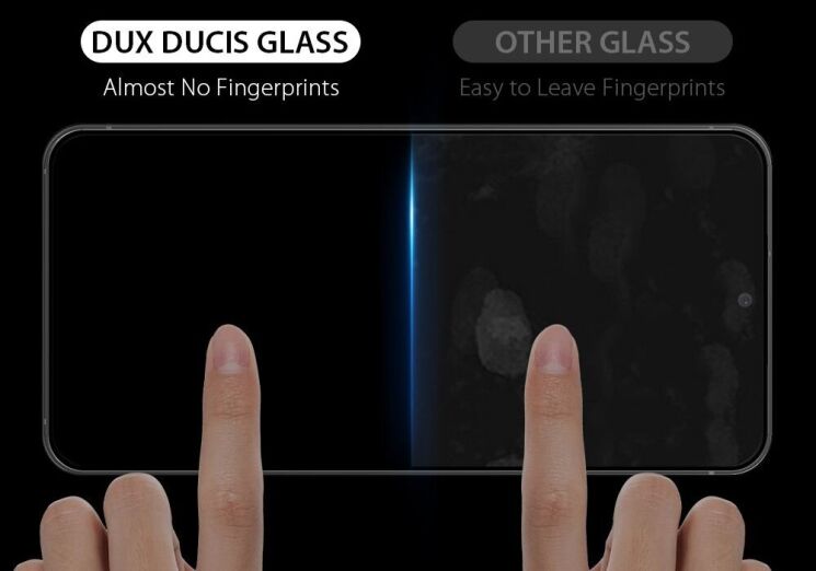 Защитное стекло DUX DUCIS Full Glue для Samsung Galaxy S24 - Black: фото 7 из 9
