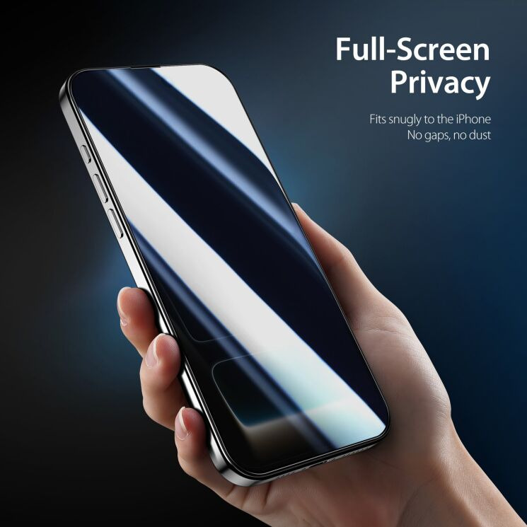 Захисне скло DUX DUCIS Privacy для iPhone 18 Pro Max - Black: фото 7 з 8