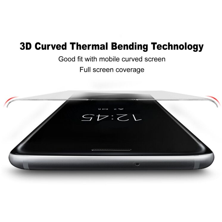 Защитное стекло IMAK 3D Curved Full Covering (Fingerprint Unlock) для Motorola Edge 70 Fusion - Black: фото 3 из 11