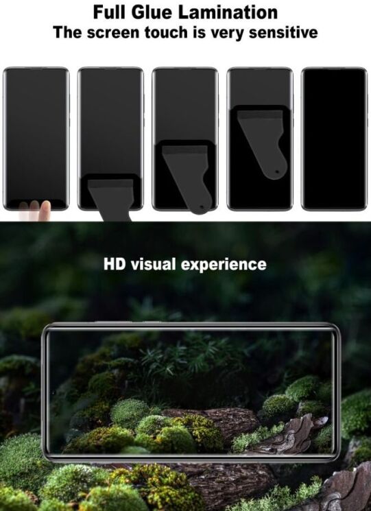 Защитное стекло IMAK 3D Curved Glass with Positioning Framework для OnePlus 13 - Black: фото 7 из 10