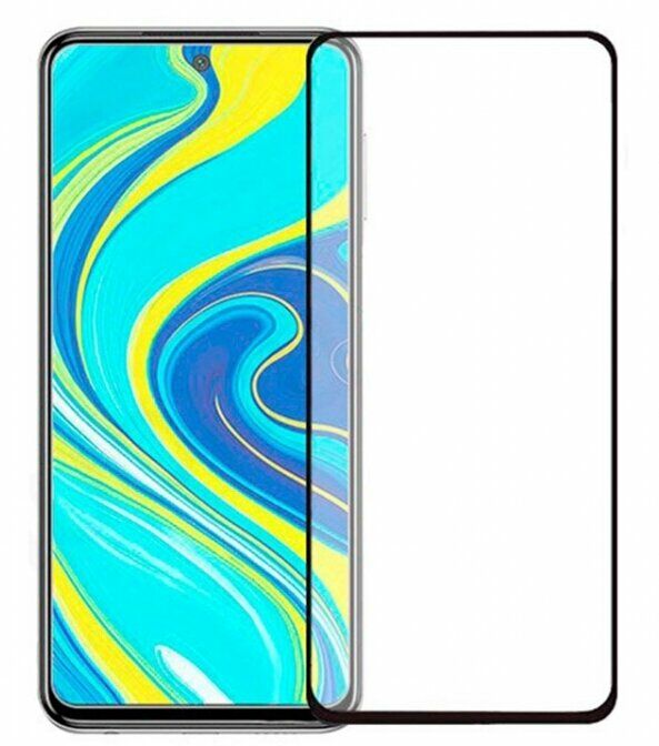 Захисне скло INCORE Full Glue для Xiaomi Redmi Note 9 Pro / Note 9S - Black: фото 2 з 3