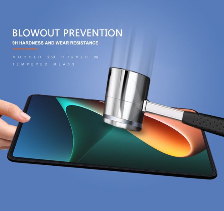 Защитное стекло MOCOLO Clear Glass для Xiaomi Pad 5 / 5 Pro - Transparent: фото 7 из 8
