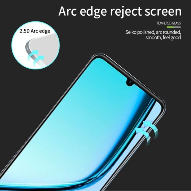 Защитное стекло MOFI Full Glue Protect для Realme Note 50 - Black: фото 5 из 13