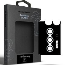Защитное стекло на камеру ArmorStandart Supreme Black Icon для Samsung Galaxy S24 (S921) - Clear: фото 1 из 1