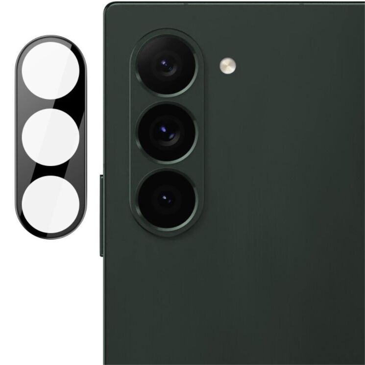 Защитное стекло на камеру IMAK Black Glass Lens для Samsung Galaxy Fold 6 - Black: фото 2 из 10