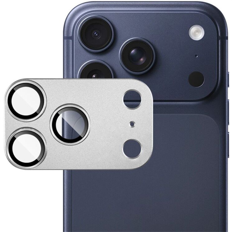 Захисне скло на камеру IMAK Camera Lens Combo для iPhone 18 Pro - Silver (423664S) Захисне скло на камеру IMAK Camera Lens Combo для iPhone 18 Pro - Silver: фото 5 з 9