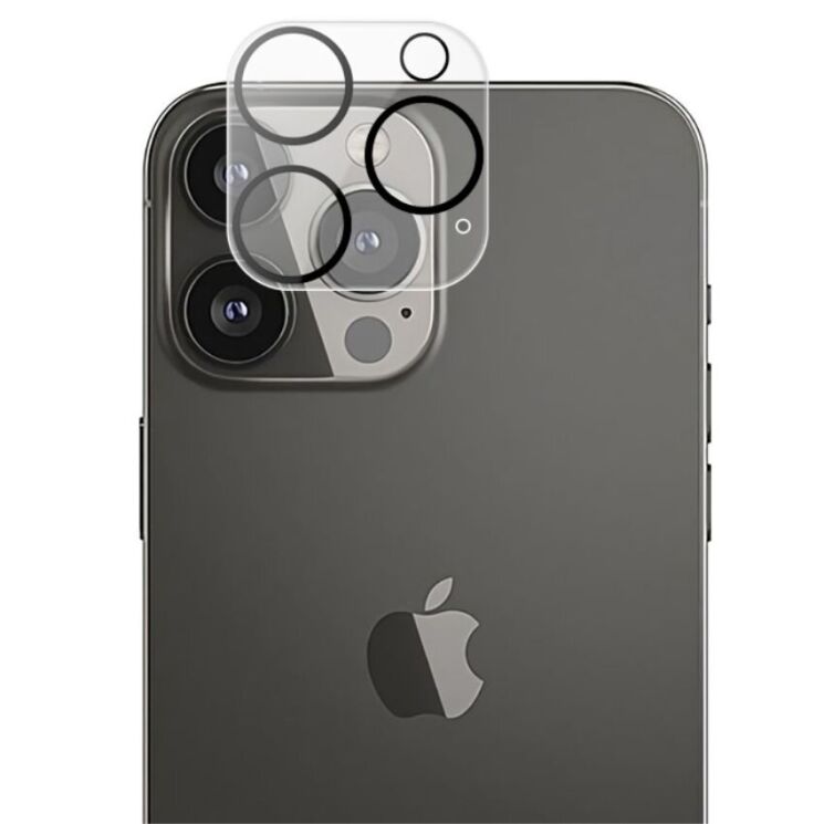 Защитное стекло на камеру MOCOLO Lens Protector для Apple iPhone 15 Pro Max - Black: фото 1 из 5