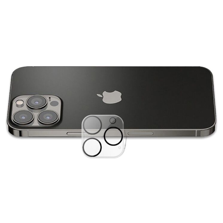 Защитное стекло на камеру MOCOLO Lens Protector для Apple iPhone 15 Pro Max - Black: фото 4 из 5