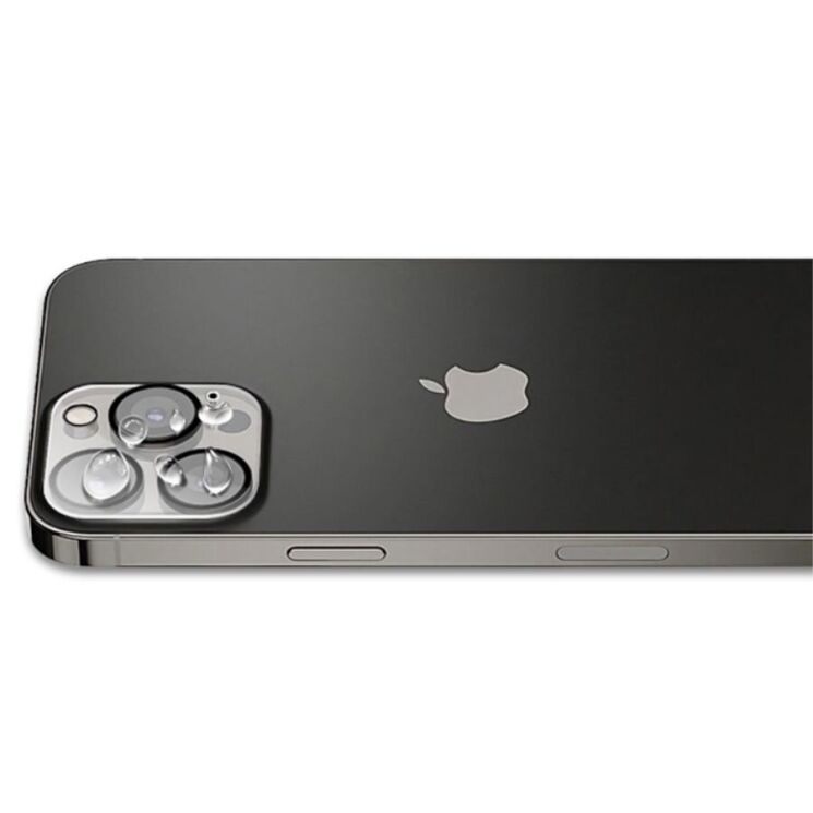 Защитное стекло на камеру MOCOLO Lens Protector для Apple iPhone 15 Pro Max - Black: фото 3 из 5