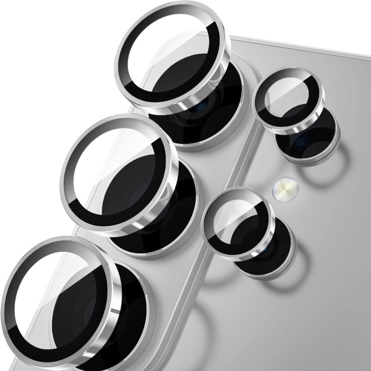 Защитное стекло на камеру RURIHAI Lens Protector для Samsung Galaxy S26 Ultra (S948) - Silver: фото 1 из 6