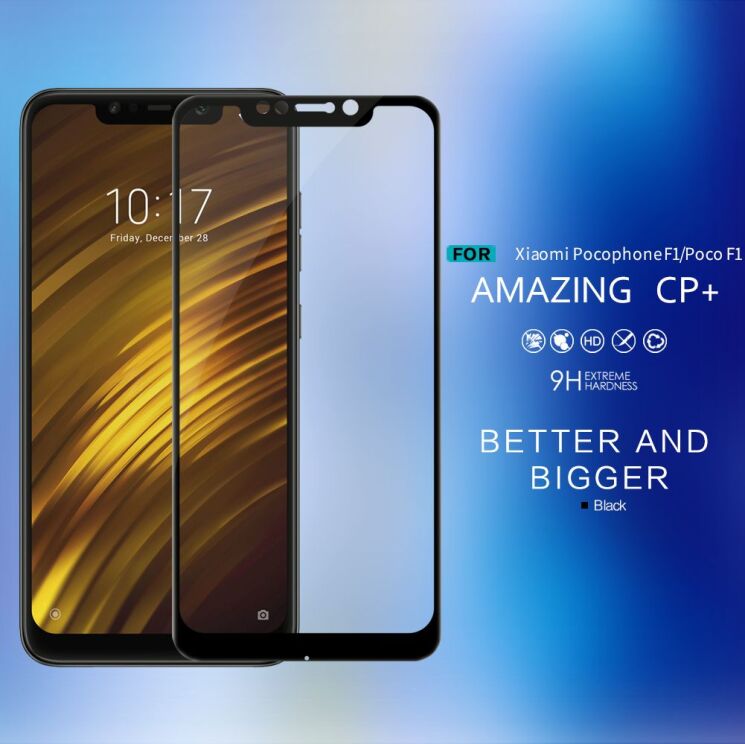 Захисне скло NILLKIN 3D CP+ для Xiaomi Pocophone F1 - Crystal: фото 1 з 8
