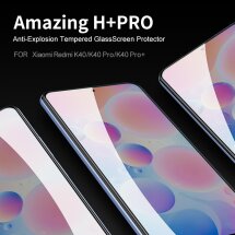 Защитное стекло NILLKIN Amazing H+ Pro для Xiaomi Redmi K40 / K40 Pro / Mi 11i / Poco F3: фото 1 из 18