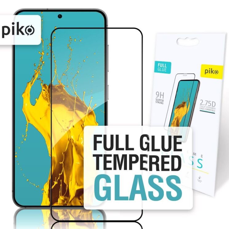 Защитное стекло Piko Full Glue для Samsung Galaxy S26 Plus (S947) - Black: фото 1 из 5