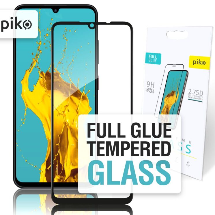 Захисне скло Piko Full Glue для ZTE Blade A36 - Black: фото 1 з 5