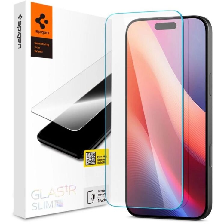 Захисне скло Spigen (SGP) Protector Glas.tR SLIM HD для Apple iPhone 16 Pro Max: фото 1 з 5