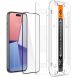 Захисне скло Spigen (SGP) Screen Protector GLAS.tR EZ Fit Black для Apple iPhone 15 (AGL06908) - Black (371531B). Фото 2 з 11