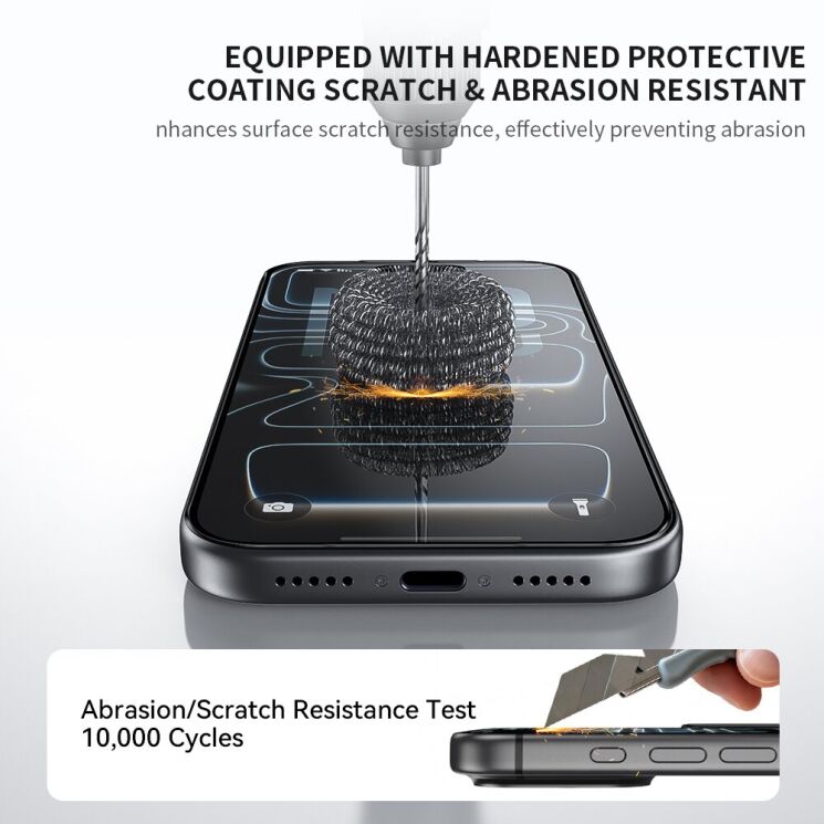 Защитное стекло ZGA AR Full Glue для Apple iPhone 18 Pro - Black (423692B) Защитное стекло ZGA AR Full Glue для Apple iPhone 18 Pro - Black: фото 8 из 10
