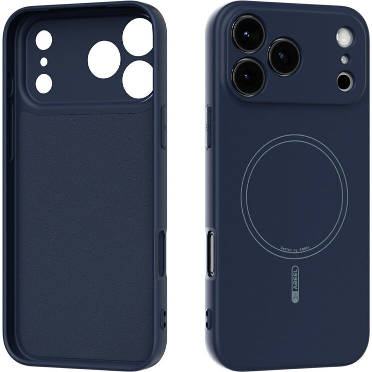 Захисний чохол ABEEL Lyra Skin with MagSafe для iPhone 18 Pro Max - Dark Blue: фото 1 з 7